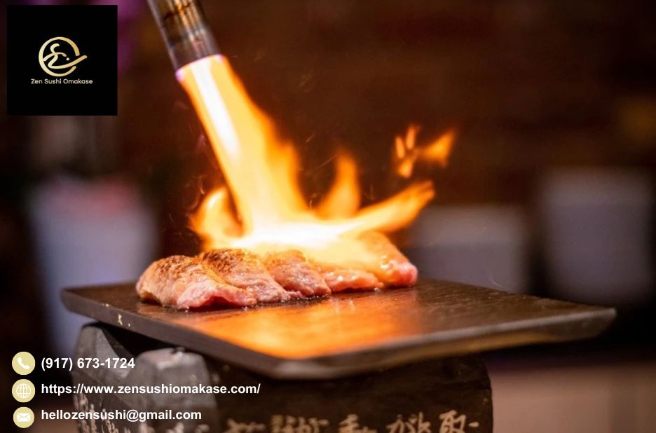Intimate omakase dining at a handcrafted sushi counter Intimate omakase dining at a handcrafted sushi counter