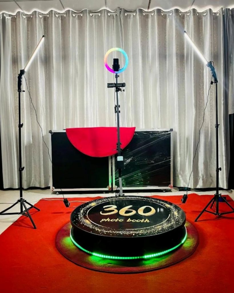 immersive 360 photo booth experiences for events in Cumbria