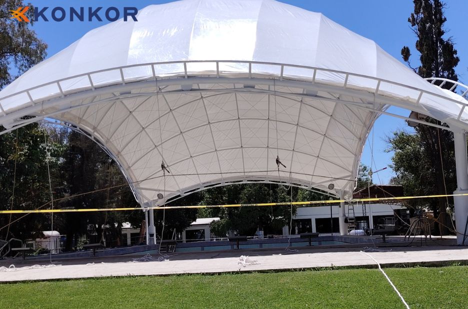 Toldo malla sombra: protección duradera y resistencia para exteriores con Konkor Toldo malla sombra: protección duradera y resistencia para exteriores con Konkor
