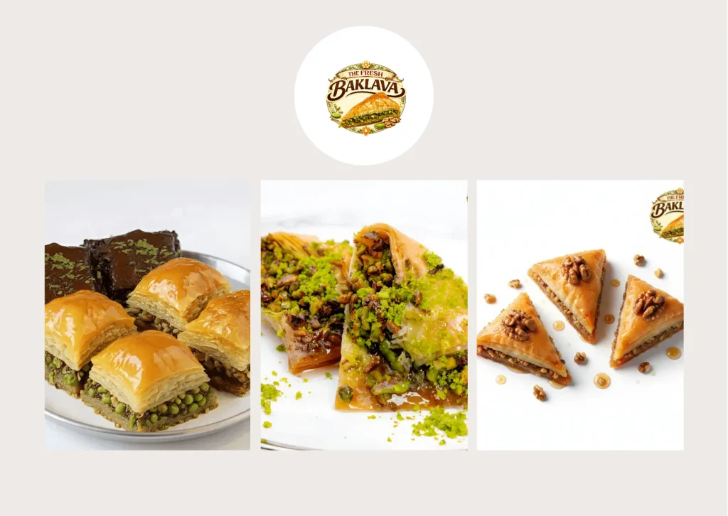 Naturally Sweetened Baklava Made with Premium Nuts and Natural Ingredients for Authentic Flavor