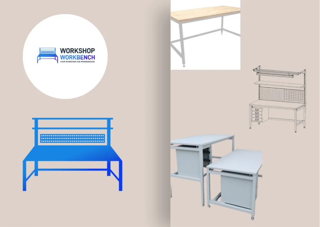 Durable Workshop Desk for Efficient Workspace Organization and Strength