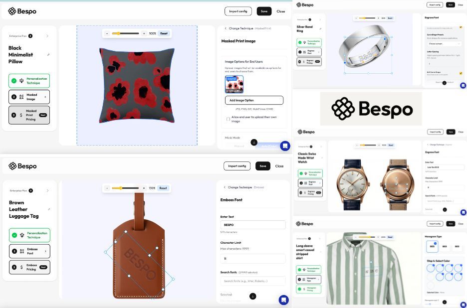Build Trust with Shopify Custom Product Options Using Live Previews from Bespo.me Build Trust with Shopify Custom Product Options Using Live Previews from Bespo.me